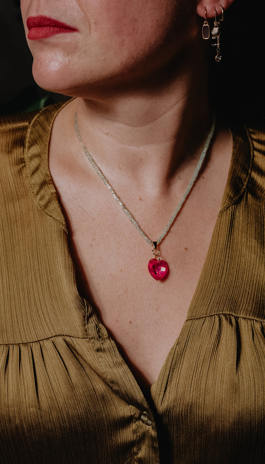 Collier Mini Sailor Louve Fushia